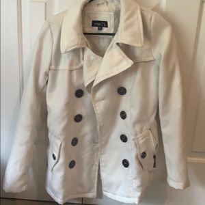 White dress coat